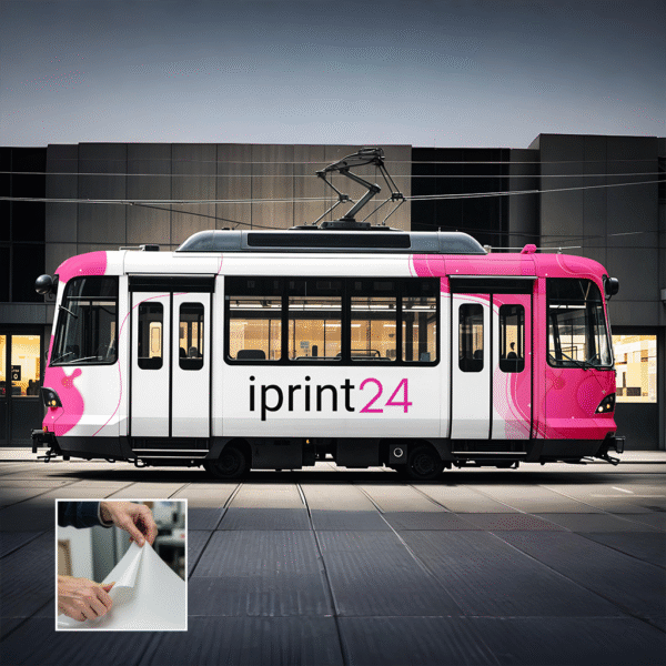 Vinyle à colle renforcée pour surfaces difficiles – impression publicitaire iPrint24