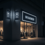 Caisson lumineux carré double face – impression haute qualité iPrint24