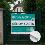 Panneau alvéolaire publicitaire – impression extérieure iPrint24