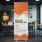Roll-up Express 24h personnalisé – impression rapide iPrint24